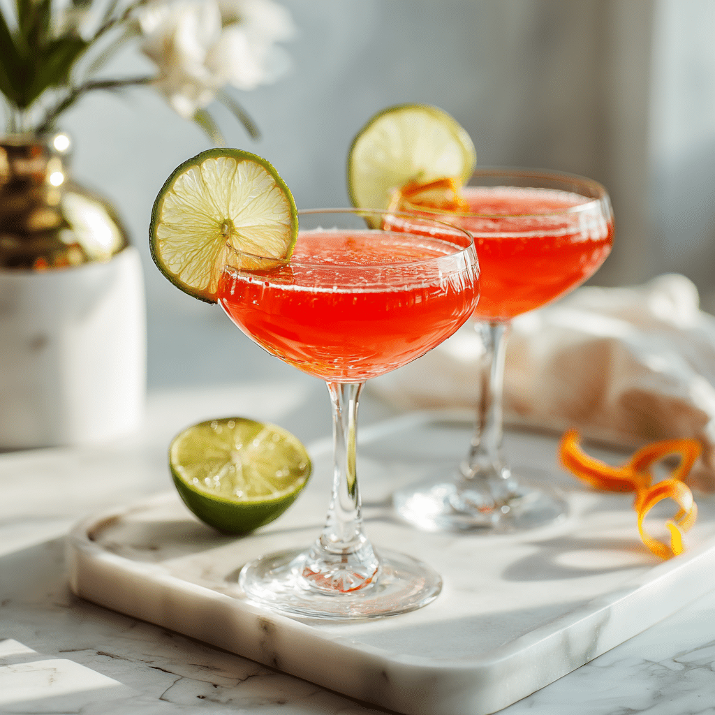 Cosmopolitan Cocktail Magic, Your Ultimate Guide To The Virgin Cosmo 6 Cosmopolitan Cocktail Non-Alcoholic recipe card flat lay