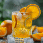 Best Citrus Juice Recipe: How to Make Orange + Grapefruit + Lemon Juice at Home 6 Citrus juice served in a chilled glass with orange, grapefruit, and lemon slices