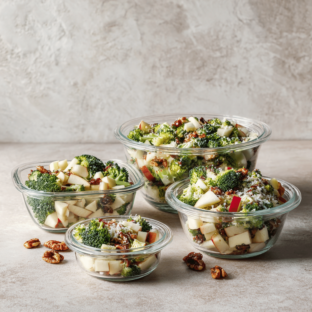 honeycrisp apple broccoli salad meal prep