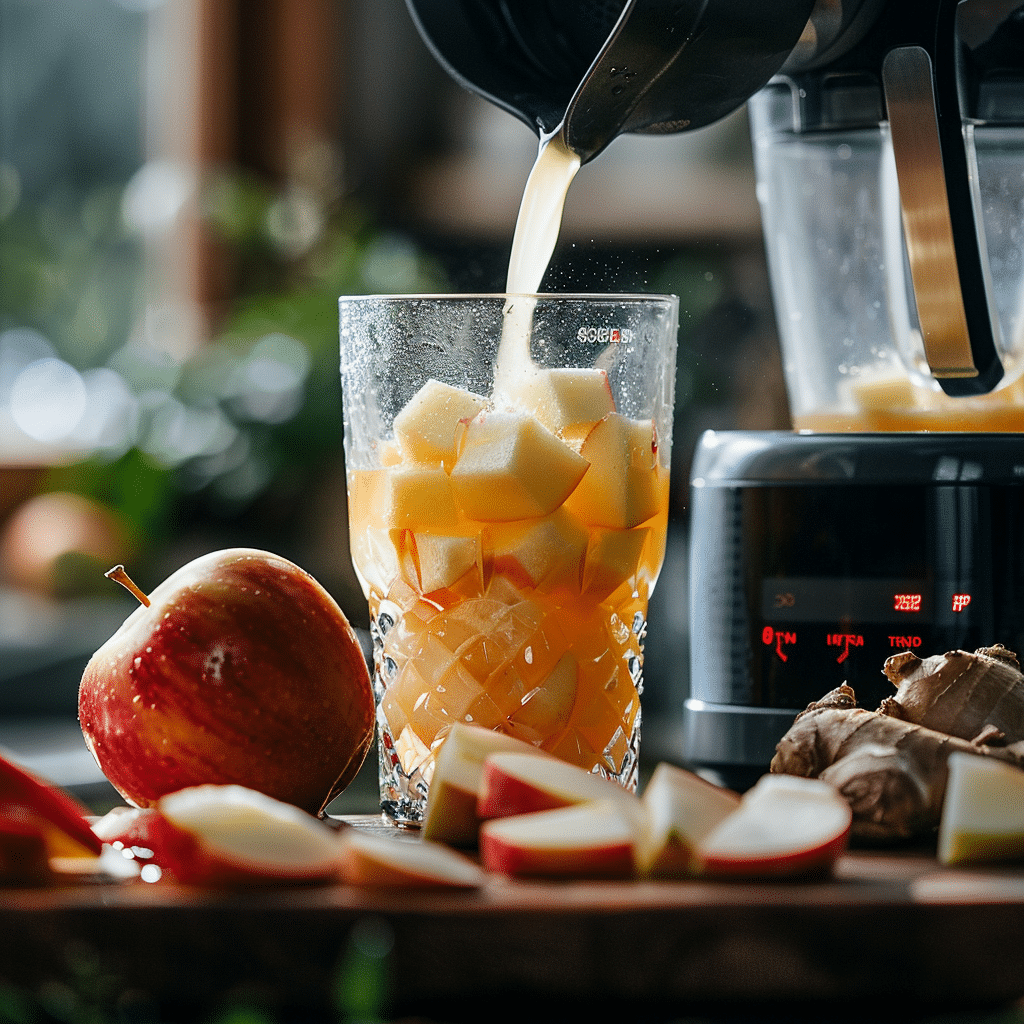 How to Make a Healthy Apple Ginger Mocktail: Delicious Recipe with a Twist of Health 8 Step-by-step making healthy apple ginger mocktail with fresh apples and ginger