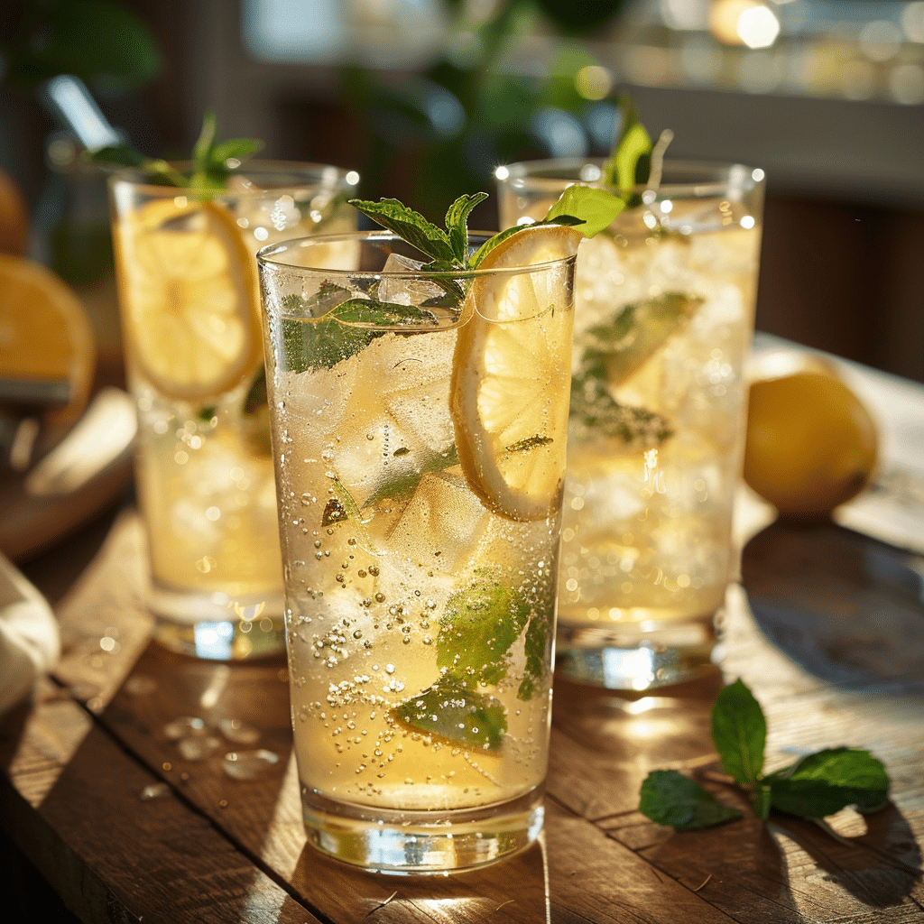 Sparkling Lemonade Mocktail: How to Make the Best Refreshing Drink with 5 Simple Ingredients 9 Sparkling lemonade mocktail served with lemon slice and mint garnish