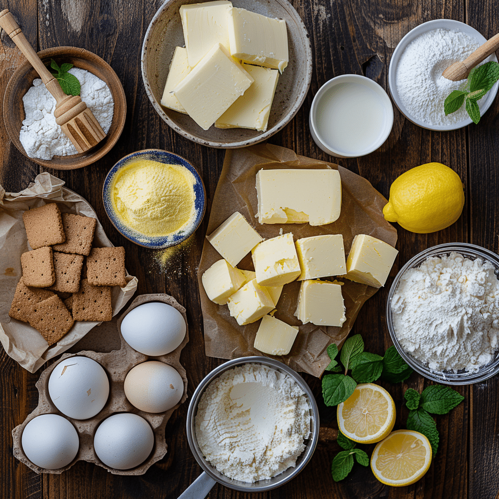 Best Cheesecake Recipe for Beginners: 5 Easy Steps to Delicious Dessert 7 cheesecake ingredients including cream cheese eggs sugar and graham crackers
