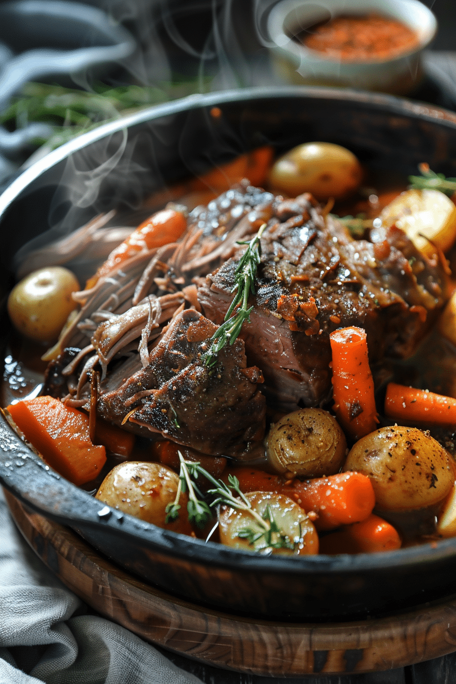 Best Ways to Make a Succulent Pot Roast: 5 Delicious Recipes 5 tender Dutch oven pot roast with carrots potatoes and rich gravy