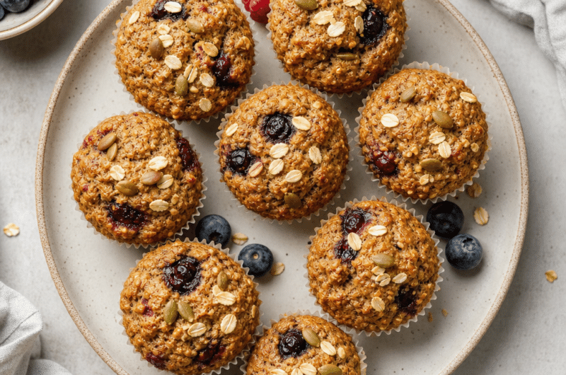 High Fiber Muffins Recipe: Soft, Wholesome, and Naturally Sweet