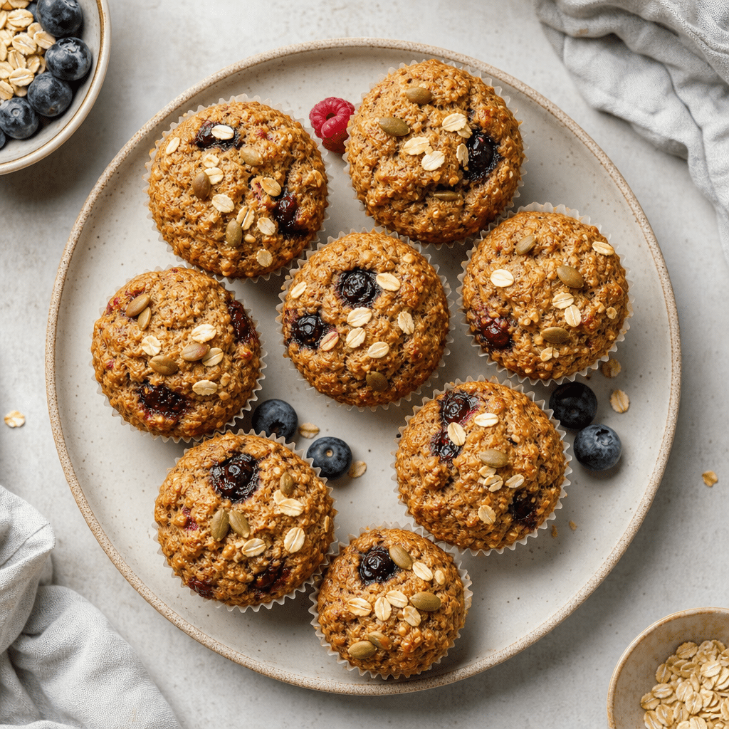 High Fiber Muffins Recipe: Soft, Wholesome, and Naturally Sweet, servi et prêt à déguster