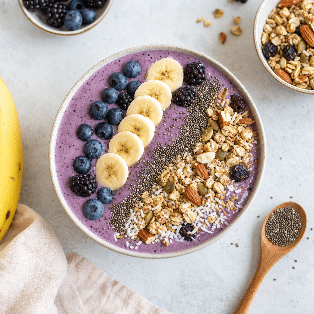 High Fiber Smoothie Recipe: The Ultimate Gut-Friendly Breakfast Blend, servi et prêt à déguster
