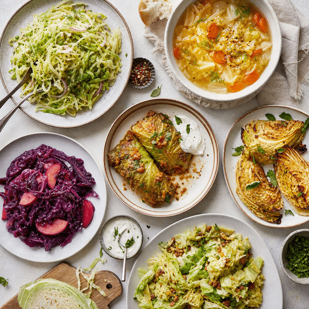 The Ultimate Guide to Cabbage Recipes: Salads, Soups, Sides, and More, servi et prêt à déguster