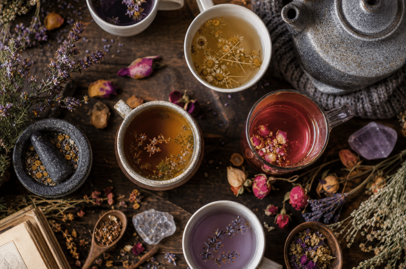 Kitchen Witch Herbal Infusions: A Cozy Guide to Brewing Magic in Your Mug